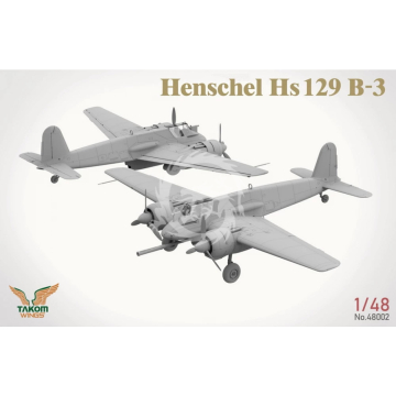  Henschel Hs 129 B-3 With Interior - Takom 48002 skala 1/48