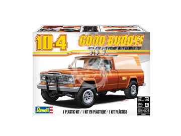 Jeep J-10 pickup with camper - Revell 14568 skala 1/24