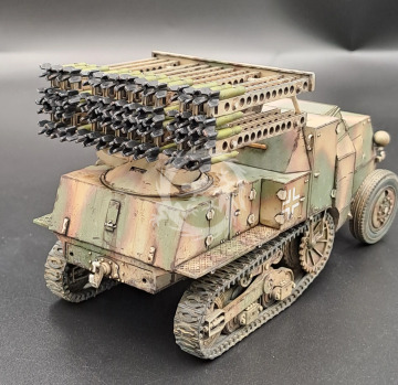  8 cm Raketenwerfer auf Fahrgestell S 303 (f) - KM Model  KM-72005 Wydruk 3D skala 1/72