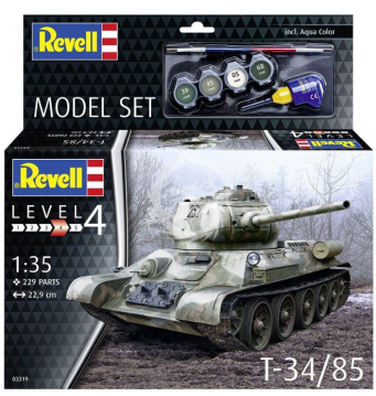 T-34/85 Model Set - Revell 63319 skala 1/35