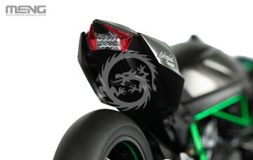 Kawasaki Ninja H2R 2018 (Pre-colored Edition) MENG-Model MT-011s skala 1/9