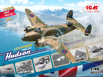 PRZEDSPRZEDAZ - Lockheed Hudson Mk. III, WWII British Reconnaissance Bomber - ICM 48331 skala 1/48