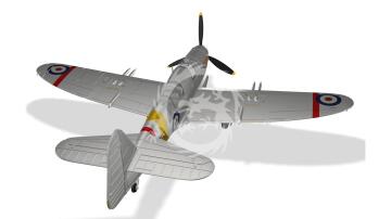 MDR14465 Metallic Details Model samolotu Fairey Firefly FI w skali 1/144, drukowany w 3D