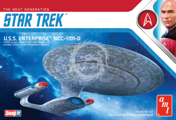 U.S.S. Enterprise NCC-1701-D AMT 1126 Star Trek 1/2500