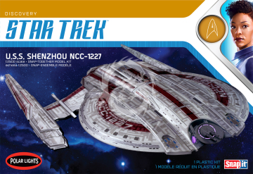 U.S.S. Shenzhou NCC-1227 Star Trek Polar Lights POL967 skala 1/2500