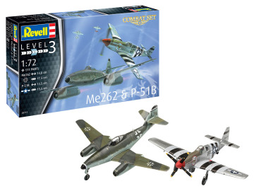 Me262 i P-51B Mustang Revell 03711 skala 1/72