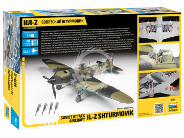 Model plastikowy IL-2 Shturmovik, Zvezda 4825, skala 1/48