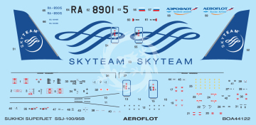 Sukhoi Superjet 100-95B - Aeroflot Sky Team Livery RA-89015 -  BOA44122