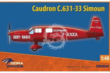 Model plastikowy Caudron C.631-33 Simoun Dora Wings 48040 skala 1/48