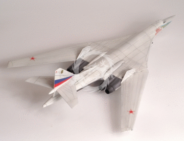 Model plastikowy Russian Strategic Bomber TU-160 Blackjack Zvezda 7002 skala 1/144