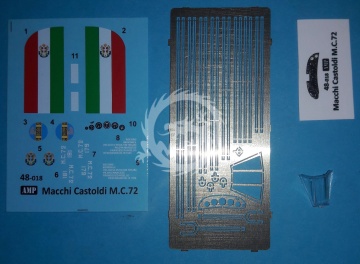 Mario Castoldi's Macchi M.C.72 Schneider Trophy Series AMP 48018 skala 1/48