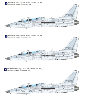 TA-50 Golden Eagle 'LIFT' ROKAF Lead-In Fighter Trainer Wolfpack. WP14816 skala 1/48