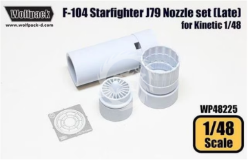 F-104 Starfighter J79 Engine Nozzle set -  Wolfpack WP48225 skala 1/48