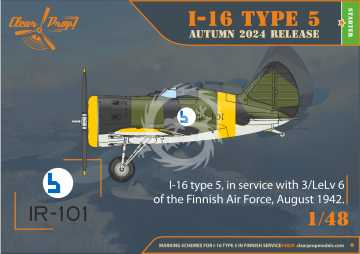 I-16 Finnish service - Clear Prop CP4820 skala 1/48