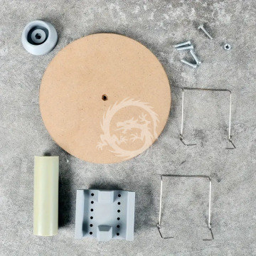 Komplet Stojaka do Malowania Aerografem i Zestawu Narzędzi z Regulacją Wysokości - Typ A