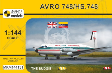 Hawker-Siddeley HS.748/HAL-748 ‘The Budgie’ Mark I MKM144131 skala 1/144