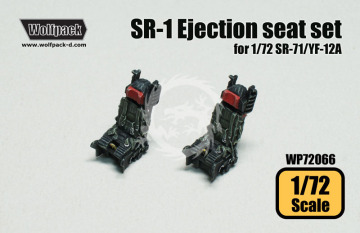 Zestaw dodatków SR-1 Ejection seat set (for 1/72 SR-71/YF-12A), Wolfpack WP72066 skala 1/72