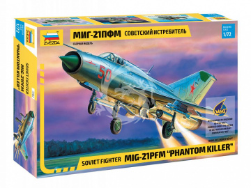 Model plastikowy MiG-21PFM Soviet Fighter Zvezda 7202 skala 1/72