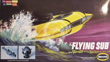 Flying Sub Voyage to the bottom of the sea Moebius Models 101 - 1/128