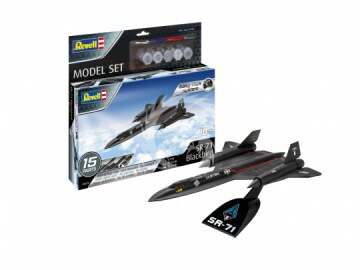 Lockheed SR-71 Blackbird easy-click-system + farby i pędzel - Revell 63652 skala 1/110