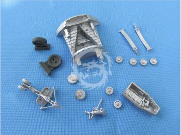 U-2A/C. Landing gears-AFV Club Metallic Details MDR48158 skala 1/48