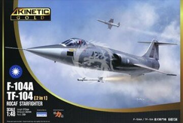 F-104A TF-104 Kinetic K48134 skala 1/48