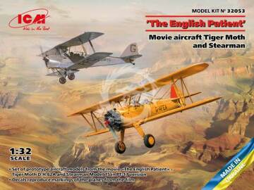  De Havilland DH 82A Tiger Moth - The English Patient Tiger Moth and Stearman ICM 32053 skala 1/32