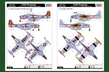 F-84G Thunderjet HobbyBoss 83208 skala 1/32