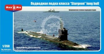 U.S. nuclear-powered submarine Sturegon MikroMir MM350-012 skala 1/350 