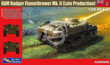 Ram Badger Flamethrower Mk. II (Late Production) Gecko Models 35GM0086 skala 1/35