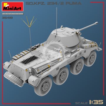 Sd.Kfz.234/2 Puma - MiniArt 35419 skala 1/35