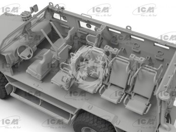 Kozak-2, Ukrainian MRAP-class Armored Vehicle (100% new molds) ICM 35014 skala 1/35
