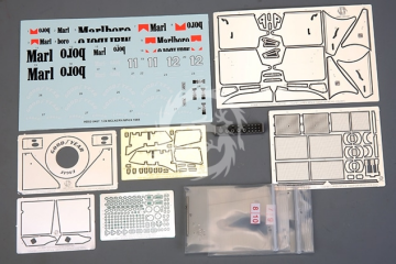 Waloryzacja do modelu MCLAREN MP1/4 detail up Set for MENG CS-007 Hobby design  HD02-0467 skala 1/24
