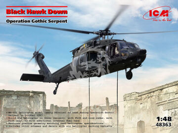NA ZAMÓWIENIE - Black Hawk Down. Operation Gothic Serpent - ICM 48363 skala 1/48