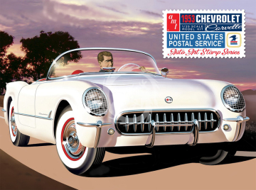 USPS Stamp Series 1953 Chevrolet Corvette AMT -  AMT1244 skala 1/25