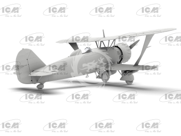 Hs 123A-1 (late), WWII German attack aircraft (100% new molds) - ICM 32015 skala 1/32