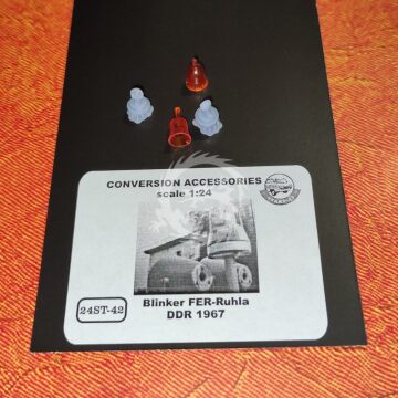  Blinker FER-Ruhla DDR 1967 2pcs ORANGE  - START-43 ST42o skala 1/24