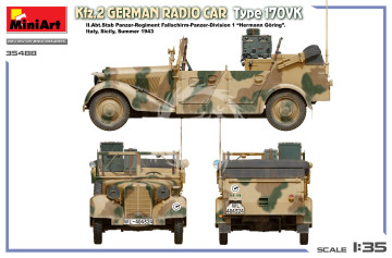 Kfz.2 German Radio Car Type 170VK - MiniArt 35488 skala 1/35
