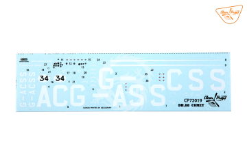  DH.88 Comet Advanced Kit Clear Prop CP72019 skala 1/72