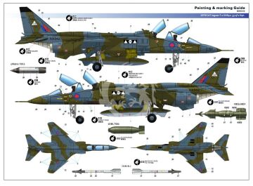  Sepecat Jaguar T.2/T.4 - Kitty Hawk KH80105 skala 1/48