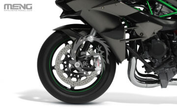 Kawasaki Ninja H2R 2018 (Pre-colored Edition) MENG-Model MT-011s skala 1/9