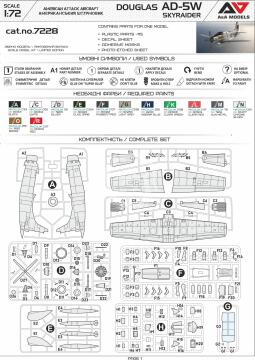 AD-5W SkyRaider A&A Models 7228 skala 1/72 
