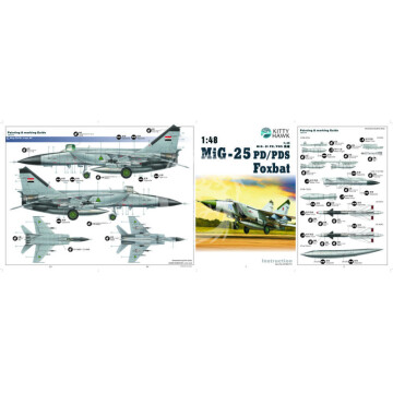 MIG-25 PD/PDS Foxbat - Kitty Hawk KH80119 skala 1/48