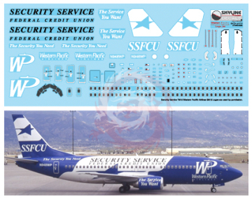 Kalkomania do Boeing 737 Western Pacific Airlines 