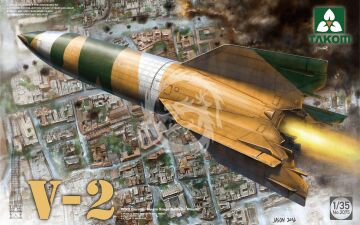 Model plastikowy V-2 WWII German Single Stage Ballistic Missile Takom 2075 skala 1/35