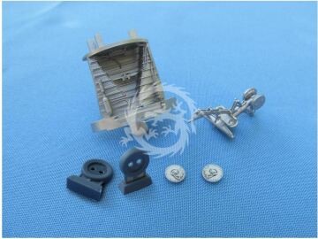 U-2A/C. Landing gears-AFV Club MDR48158 skala 1/48