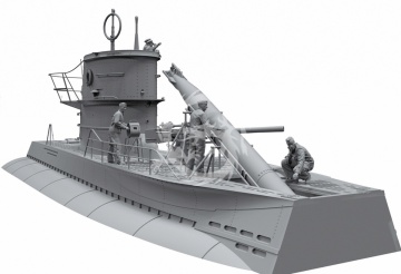 German Submarines & Commanders Border Model BR-003 1/35