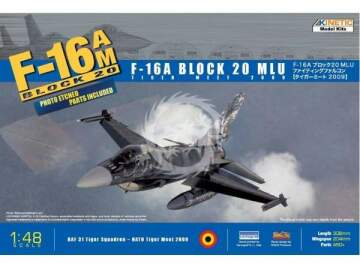 F-16A Block 20 MLU Tiger Meet 2009 Kinetic K48036 skala 1/48