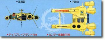 Model plastikowy Gataman-Zan, Aoshima IG-33 skala 1/2600