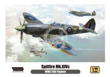 Spitfire Mk.XIVc WW2 RAF Fighter Wolfpack  WP14817 skala 1/48